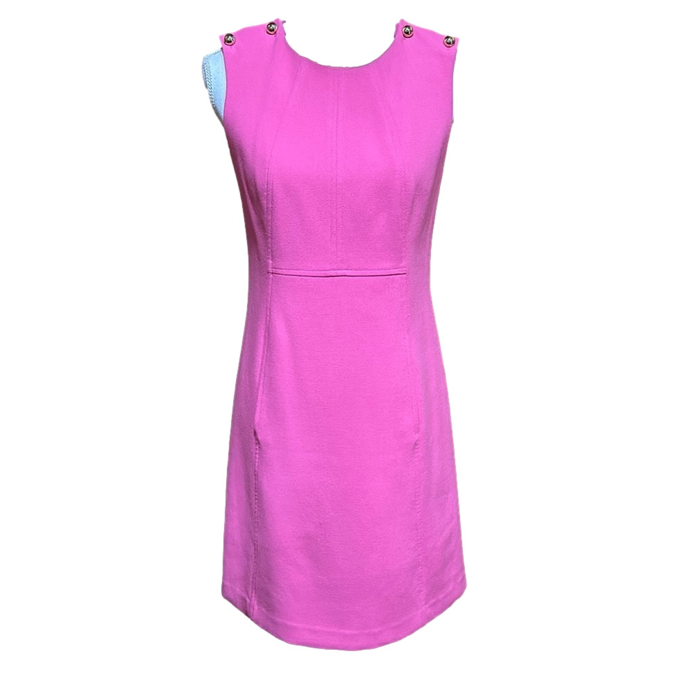 Shoshanna Dress with Gold Button Detail Size 4 - EUC
